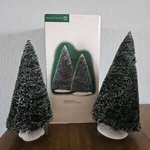 DEPARTMENT 56 Village 802099 FROSTED SISAL TREES, LARGE